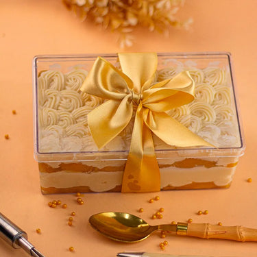 Cake Box Retangular Cristal Com Tampa - BLUESTAR